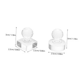 SAFIGLE 2pcs Eyeshadow Stamper for Palette Repair Makeup Tool Square Round Molds Efficient Versatile