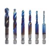 Tap Spiral 6-piece Tap Drill Set, High Speed Steel Tap