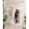 2-Pcs 34'' Wall Mounted Cat Scratcher for Large Cats, Tall