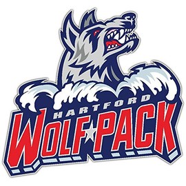 Decal Vinyl Sticker Hartford Wolf Pack Hockey Durable for Bumpers, Helmets, Laptops, Water Bottles, Lockers (3" Longest Side)