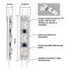 20 Pz Modulo 3 Leds 2835 110v Ip65 Luz Bca