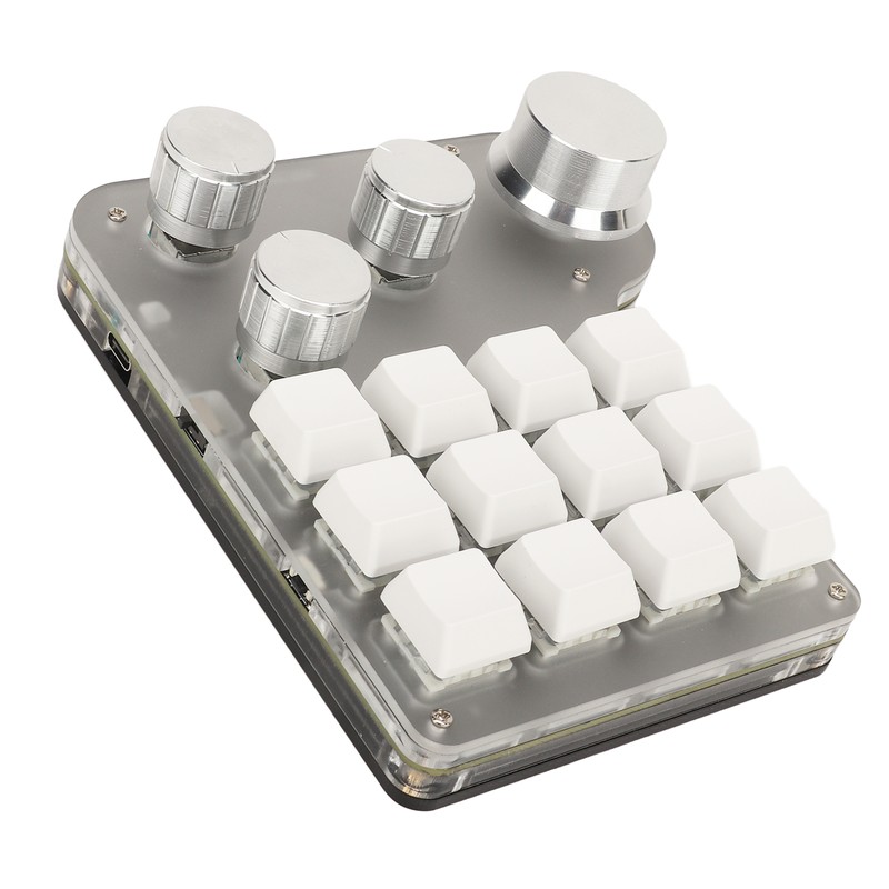 Blue Switch Keyboard USB C BT 2.4G Wireless Mini RGB