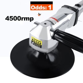 7-Inch Pneumatic Sander Heavy Duty Wet Air Sander/Polisher,Lightweight at 5.47 lbs,Adjustable Speed Up to 2500rpm Pneumatic Polisher Hand Sanding Tool