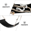 TEHAUX Foot Hammock Hanging Foot Hammock Footrest Home Office Footstool