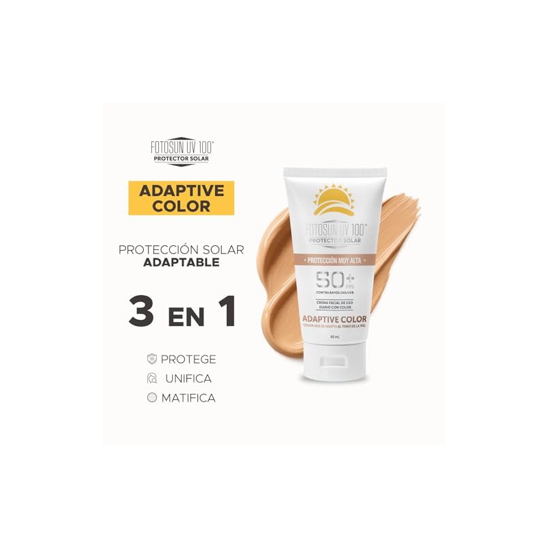 Fotosun 100 Protector Solar Facial Bloqueador Fps Protección Contra Rayos