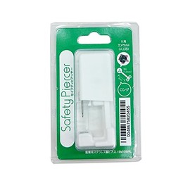 JPS 5M105WL Safety Piercer, Long for Ears, Silver Color, Medical Stainless Steel, May