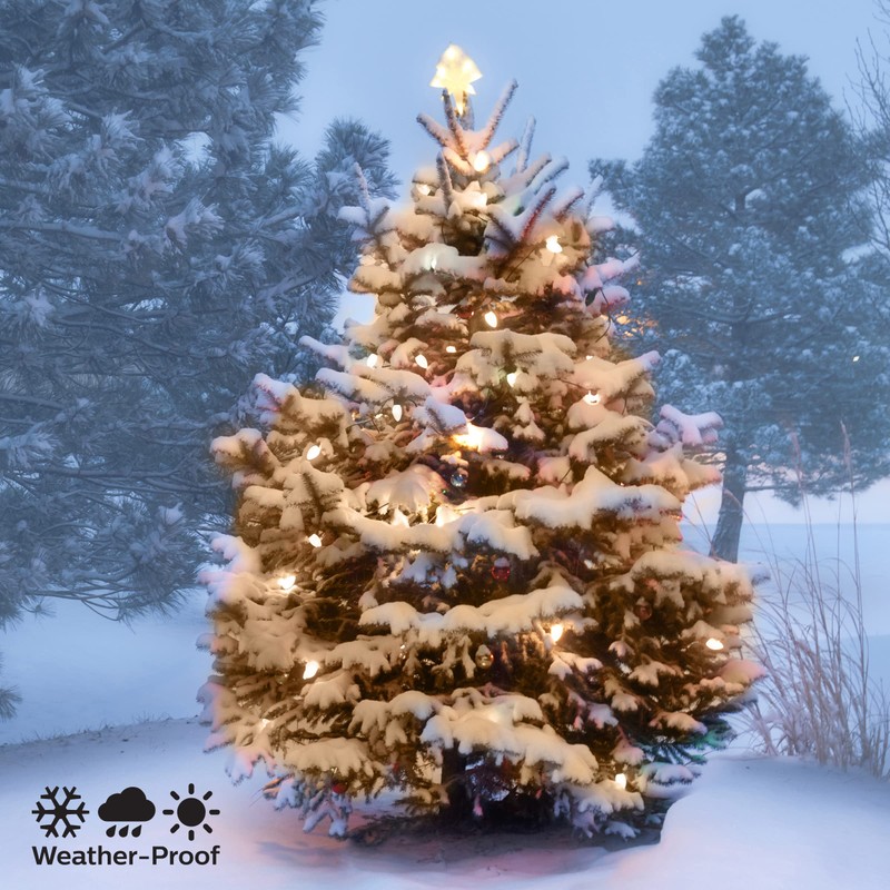 MAGNAVOX 300lt Warm White LED Smooth Mini Set Light String