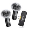 NEEWER Wireless Lavalier Microphone for iPhone Android Tablet PC Laptop