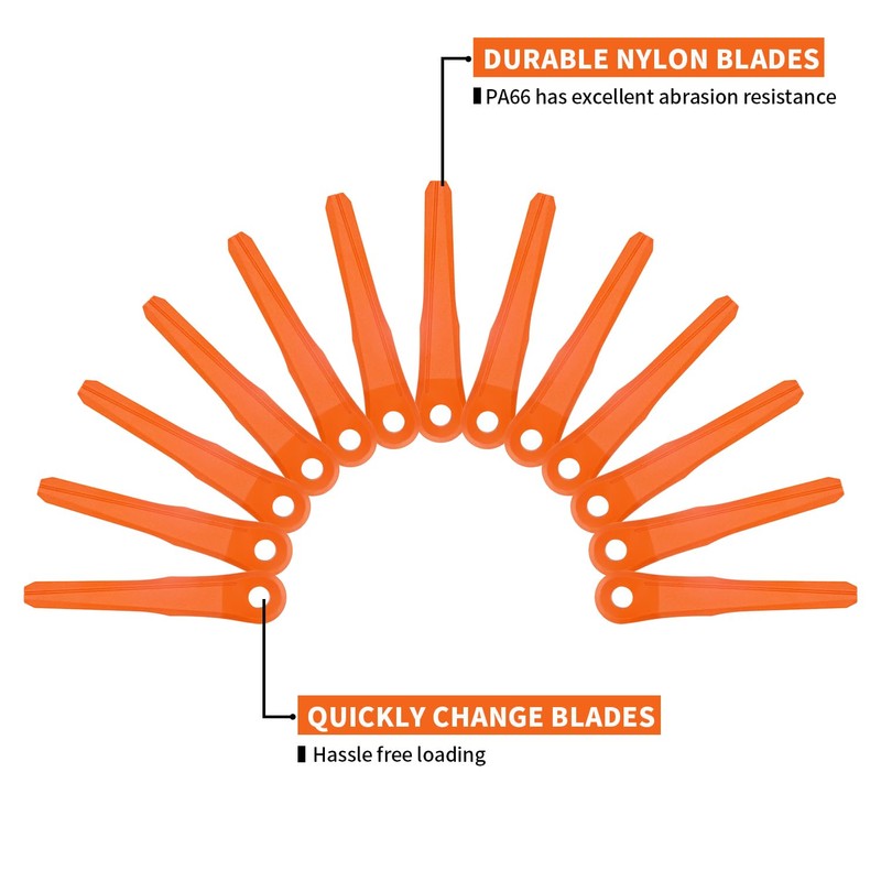 24 pieces plastic blades for Stihl Polycut 6-2, 6-3, 7-3,