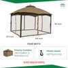 APEX GARDEN 10 Ft. x 12 Ft. Gazebo Replacement Mosquito