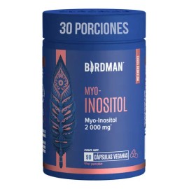 Birdman Myo Inositol 2000 mg | Sin Aditivos | 30 Porciones | 90 Cápsulas