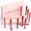 MM11 10 Lápices Labiales Mate Impermeable Antiadherente Lip Gloss