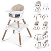 INFANS Baby High Chair, 9 in 1 Convertible Highchair for