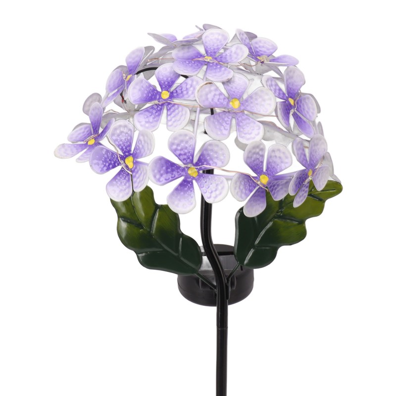 Solar Garden Lights LED Outdoor Decorative Lights Solar Hydrangea Flowers