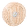 Wood Light Display Base 360 Degree Rotation Beech Grain Colorful