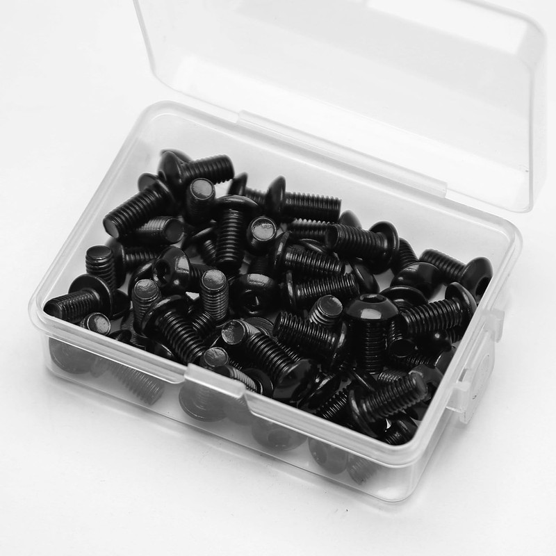M5 x 8 mm Rounded Head Screws with Hexagon Socket