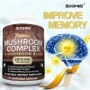 Soomiig Mushroom Complex Capsules Improve Concentration, Memory and Immunity 120Capsules
