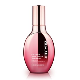 Genieum Collagen Shine Tone Up Functional Whitening Wrinkle Improvement Moisture Supply Sun Serum 45g (SPF50+) / 지니윰 콜라겐 샤인 톤업 기능성 미백 주름개선 수분공급 선 세럼 45g (SPF50+)