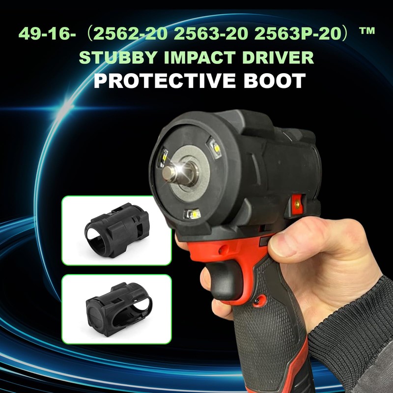 49-16-2563 Stubby Impact Driver Protective Boot for Milwaukee M12 1/2