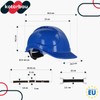 KOTARBAU® Protective Helmet Construction Helmet Adjustable Blue