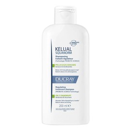 Shampoo Anticaspa Grasa Ducray Kelual Squanorm Tratante Cuero Cabelludo Graso Limpieza Reguladora Elimina Escamas Controla Sebo Cabello Ligero y