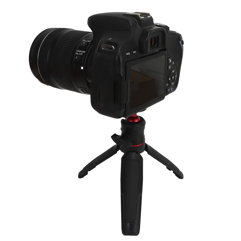 Desktop Camera Tripod with Non Slip Silicone Pad Multifunctional 1/4in