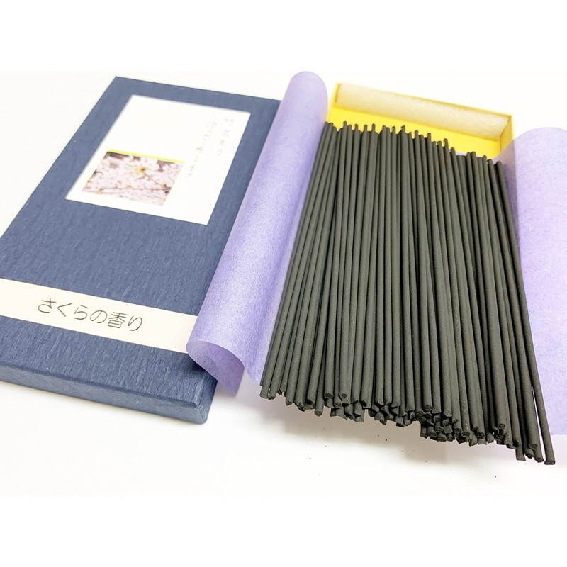 Awaji Baikodo #153 Smokeless Incense Sticks Aroma, Light Smoke, Bamboo