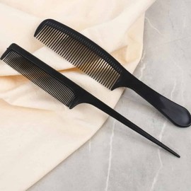Black 2-Piece Hair Comb and Brush Set Men's Comb 9ea