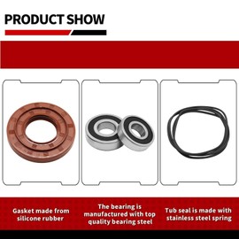 Nakkaa Front Load Washer Tub Bearings and Seal Kit Replace 4036ER2004A 4036ER4001B 4280FR4048E 4280FR4048L