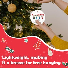 Golden Girls Christmas Ornament, Golden Girls Merchandise, Unique Christmas Golden Girls Fans Gift, Christmas Tree Decorations Ceramic Ornaments Keepsake (Golden Girls 02)