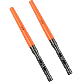 ULTRAFIRE 18 Inch Traffic Wand LED Torch, 1300 Lumen Signal Wand Safty Torch, 3 Modes Guide Light Wand for Traffic Control, Car Directing, Parking, Emergency, WF-501D