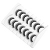 Happy Heartbeat 3D Clear Band False Eyelashes, Cat Eye, Wispy,