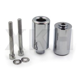 SMT-No Cut Aluminum Frame Slider Crash Protector Compatible With 2007 2008 Suzuki Gsxr 1000 Gsx-R Black [B075VM1B81]