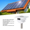 Solar Panel Bracket Centre Clamps Steel Silver 30mm Lightweight Solar