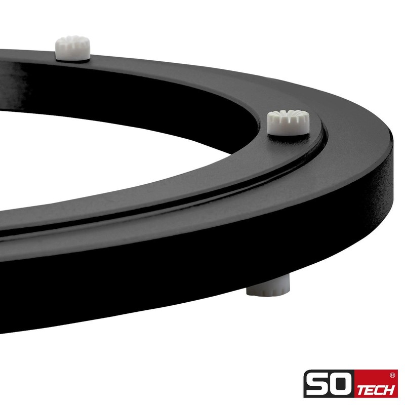 Aluminium Slewing Ring Black Diameter 300 mm Maximum Load 60