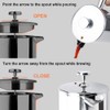 Secura French Press Coffee Maker, 304 Grade Stainless Steel Insulated