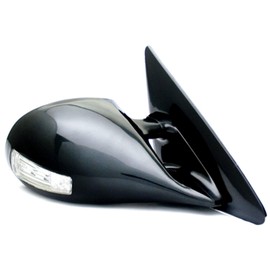 IPCW CML-96CV2 Black M3 Style Manual Side Mirror with LED Turn Signal - Pair