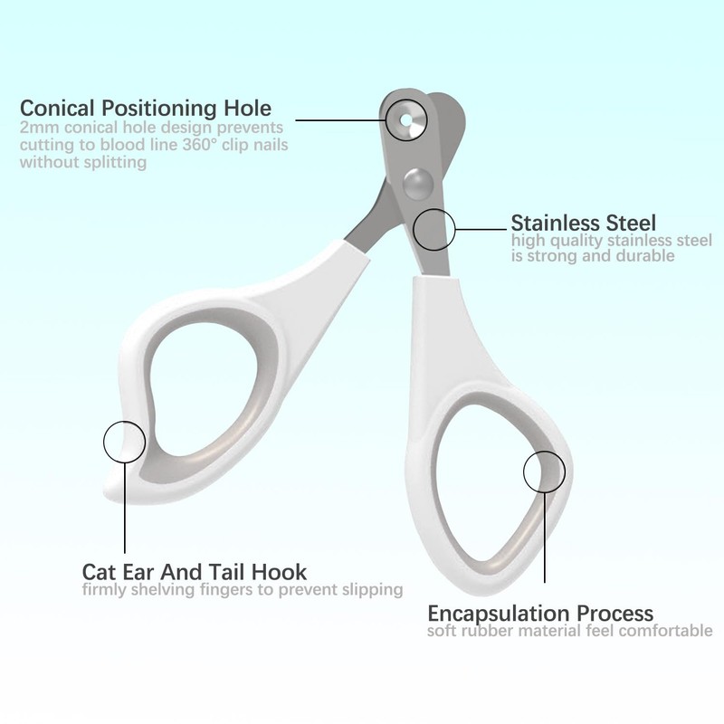 Cozioz Precision Circular Hole Cat Nail Clippers and Trimmers -