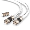 G-PLUG 10FT RG6 Coaxial Cable Connectors Set - High-Speed Internet,
