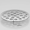 VOURUNA 4 Inch Screw-in Shower Strainer Drain Cover Replacement Floor