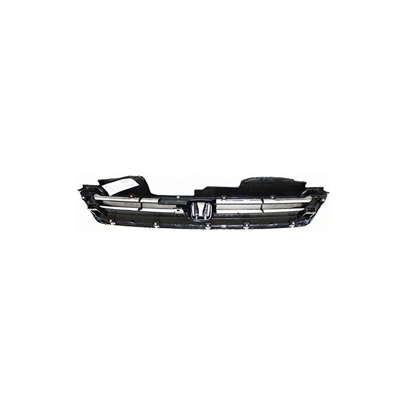 Garage-Pro Grille Compatible with 1996-1997 Honda Accord Chrome Shell/Textured Black