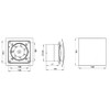 Armar Trading LTD Bathroom Fan Diameter 100 mm Stainless Steel
