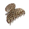France Luxe Small Couture Claw Clip, Golden Leopard