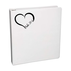 Bargain Max Decals Psalm 20:4 Verse Heart Decal Notebook Car Laptop 5.5" (Black)