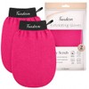 Exfoliating Glove 2 Pack, Korean Exfoliating Mitt, Body Scrubber Exfoliator