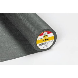 Vlieseline (Vilene) Iron-on Interlining/Interfacing (H410) Medium to Heavy Weight, Soft, Black - 90cm / 35in Wide x 1mtr