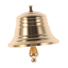 iplusmile Vintage Brass Bell Pendant Retro Hanging Ornament for Home Dog Collar and Festive Decorations Decorative Brass Pendant for Entryways Offices and Living Rooms