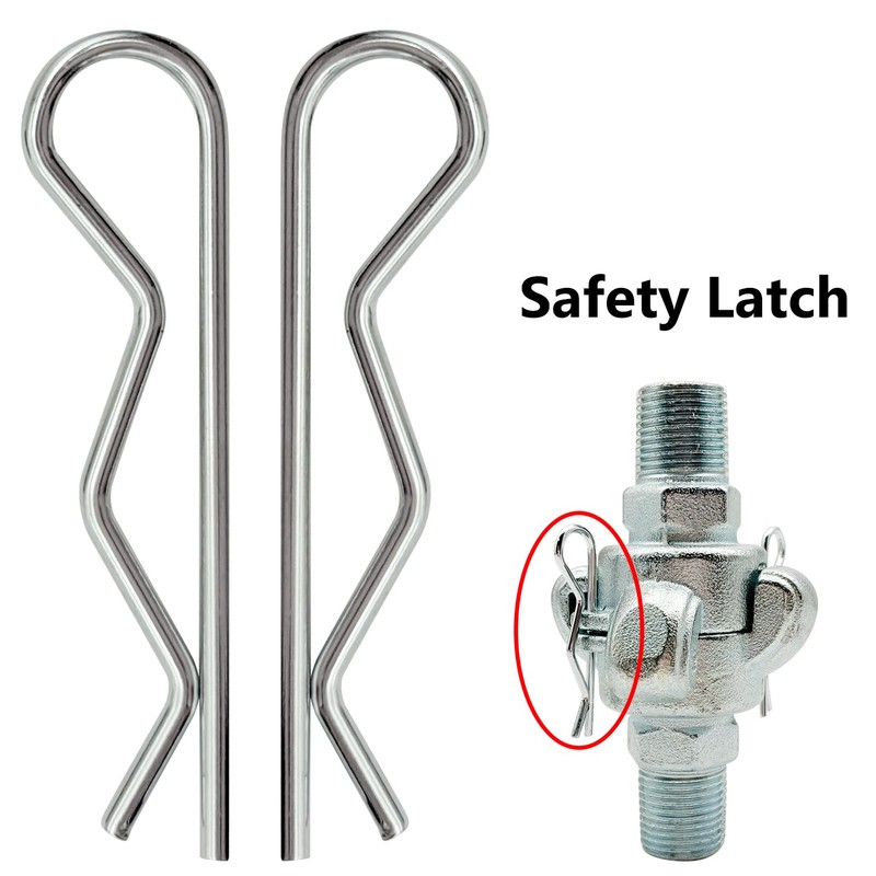 MustBee 4 Sets NPT Iron Air Hose Fitting, Universal Coupling,