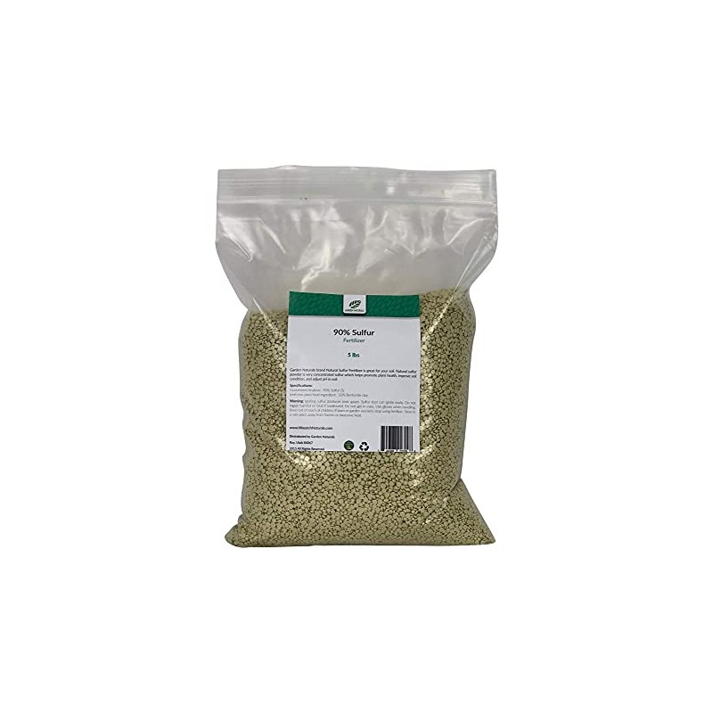 Sulfur Fertilizer 90% 15 Pounds by Garden Naturals
