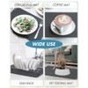 AMOAMI-Coffee Mat Hide Stain Rubber Backed Absorbent Dish Drying Mat